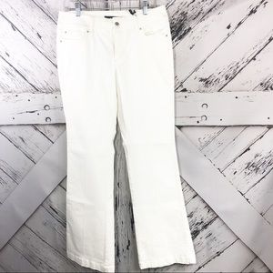 White House Black Market | white rhinestone pants